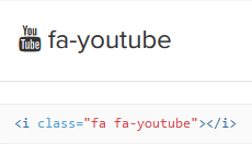 font awesome social icons