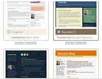 Choose a Blogger.com default template
