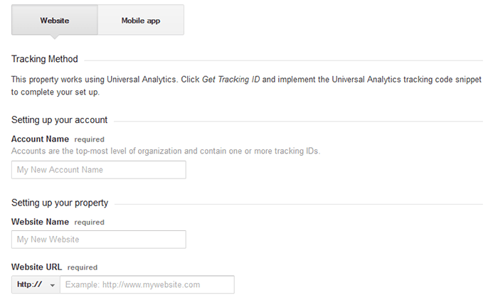 google analytics tracking code