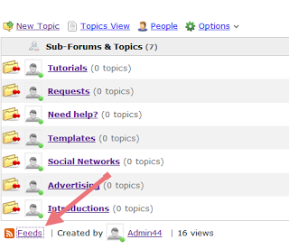 using nabble feeds to see latest forum topics