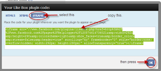 facebook iframe code