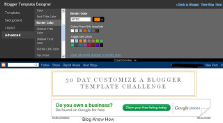 Change Blog Title Border Color in Blogger