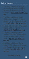 Twitter Updates widget for Blogger