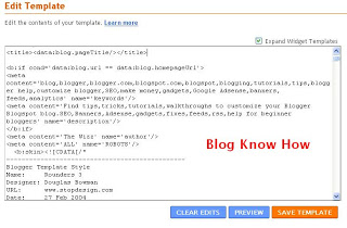 Best Way to Add Meta Tags to Blogger Blogspot Blog