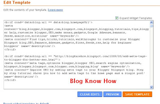 Add Meta Tags to Blogger on a Single Post