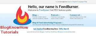 feedburner.com Home Page