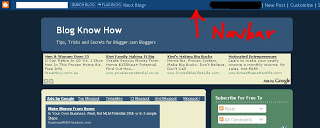 Blogger Navbar