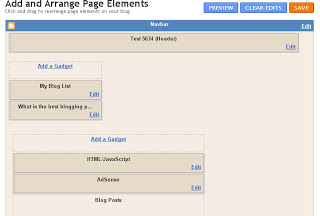 Edit Blogger Layout Page Elements Blogger Posts Section